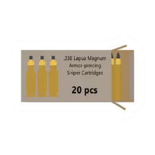 Unturned .338 Lapua Magnum AP 20pcs Ammo Box supply icon