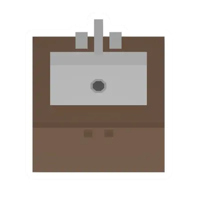 Unturned Maple Plumbed Sink item icon