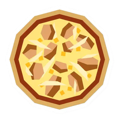 Unturned Teriyaki Chicken Pizza food icon
