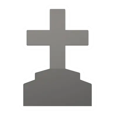 Unturned Tombstone (Cross) item icon