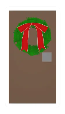 Unturned Maple Door with Wreath item icon