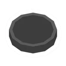 Unturned Checkers Black Piece item icon