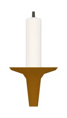 Unturned Wall Candle Holder (Brass) item icon