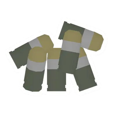6rnds of 40x46mm HE