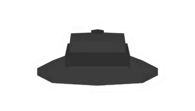 Unturned Black Panama Hat clothing icon