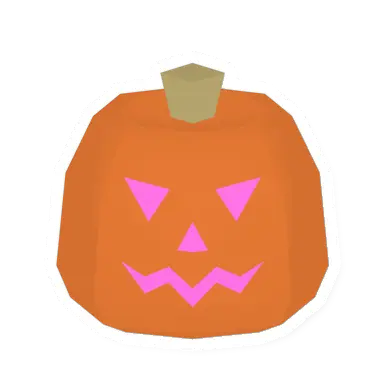 Unturned Pink Jack-O-Lantern (Evil) barricade icon