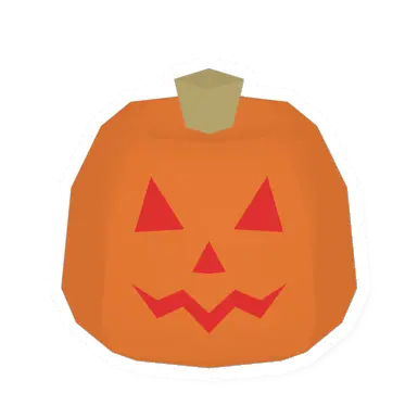 Unturned Red Jack-O-Lantern (Happy) barricade icon