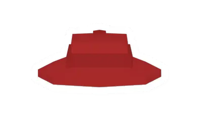 Unturned Red Panama Hat clothing icon