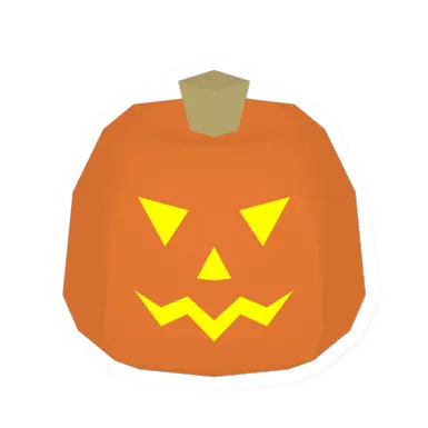 Unturned Yellow Jack-O-Lantern (Evil) barricade icon
