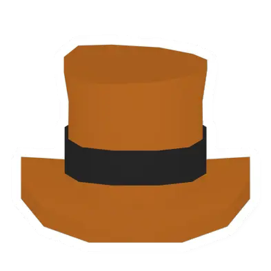 Unturned Orange Tophat clothing icon