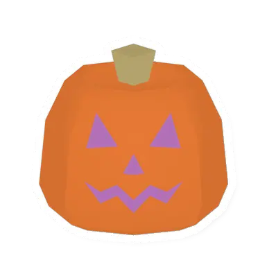 Unturned Purple Jack-O-Lantern (Happy) barricade icon