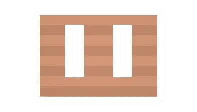 Unturned Maple Log Vertical Double Window item icon