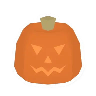 Unturned Orange Jack-O-Lantern (Evil) barricade icon
