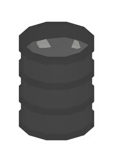 Unturned Black Flaming Barrel barricade icon