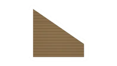 Unturned Pine Plank Ramp Wall item icon