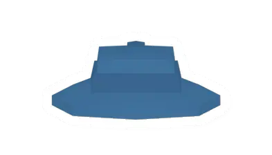 Unturned Blue Panama Hat clothing icon