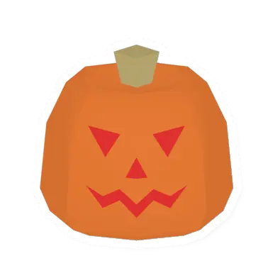 Unturned Red Jack-O-Lantern (Evil) barricade icon