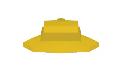 Unturned Yellow Panama Hat clothing icon