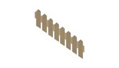 Unturned Mirrored Eucalyptus Plank Ramp Railing item icon