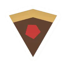 Unturned Chocolate Pizza Slice food icon