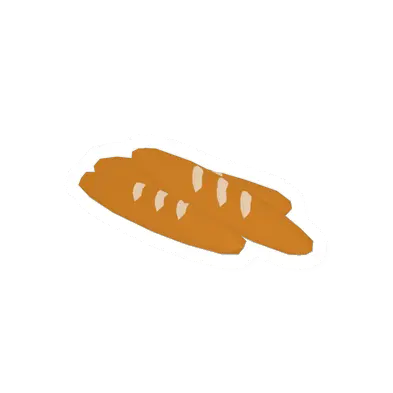 Unturned baguette pile item icon