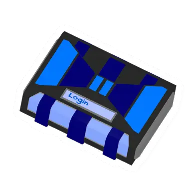Unturned Neon Blue Signal Box icon