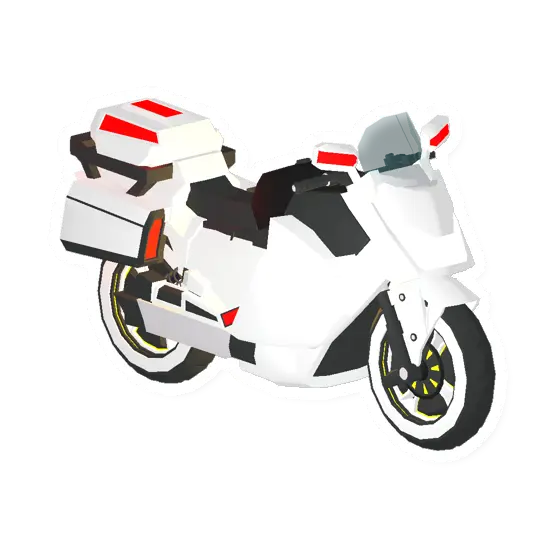Unturned Officer Luna's Police Motorcycle vehicle icon