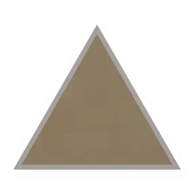 Unturned Triangular Metal Roof Planter item icon