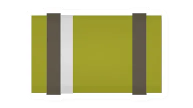 Unturned Yellow Bedroll barricade icon