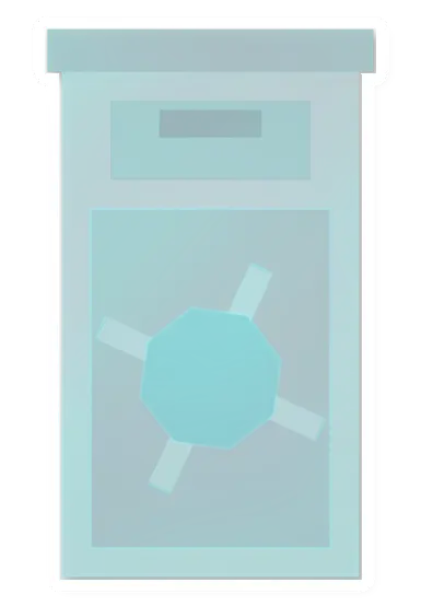 Unturned Crystalized Large Metal Safe storage icon