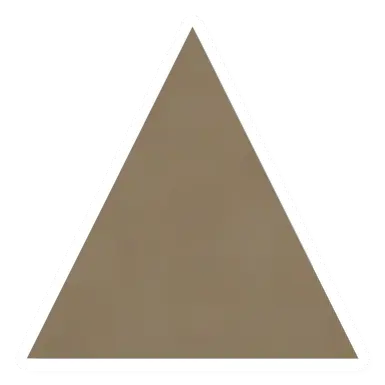 Unturned Triangular Pine Roof Planter barricade icon